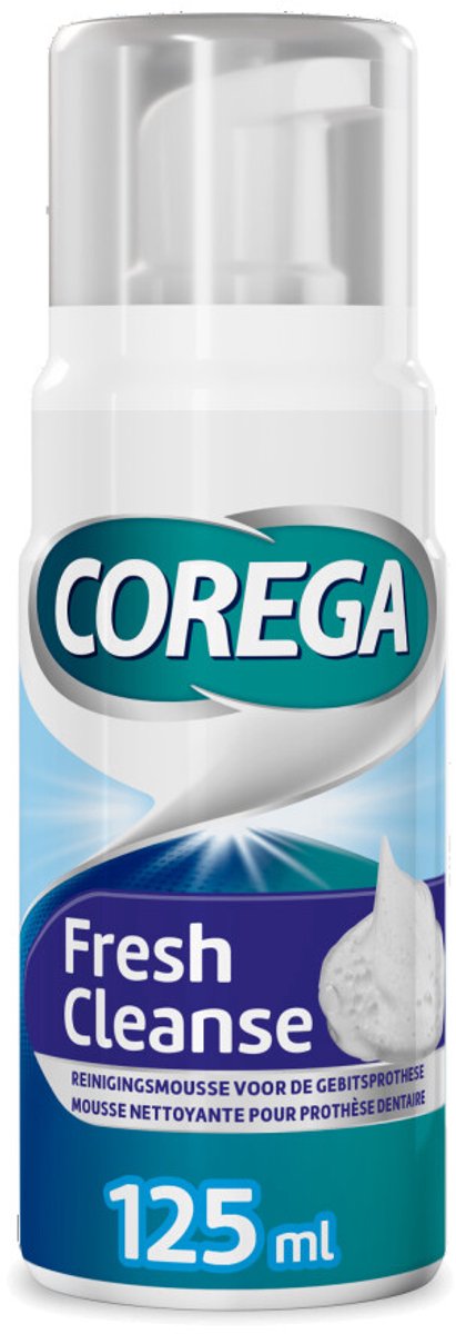 Corega Fresh Cleanse Mousse - 12 x 125 ml - Voordeelverpakking
