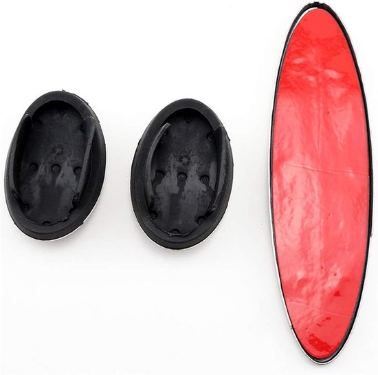 Pedaalhoezen Set - Auto Interieur - Veiliger Rijden - Antislip Rubber - One Size - Zilver — afbeelding 3
