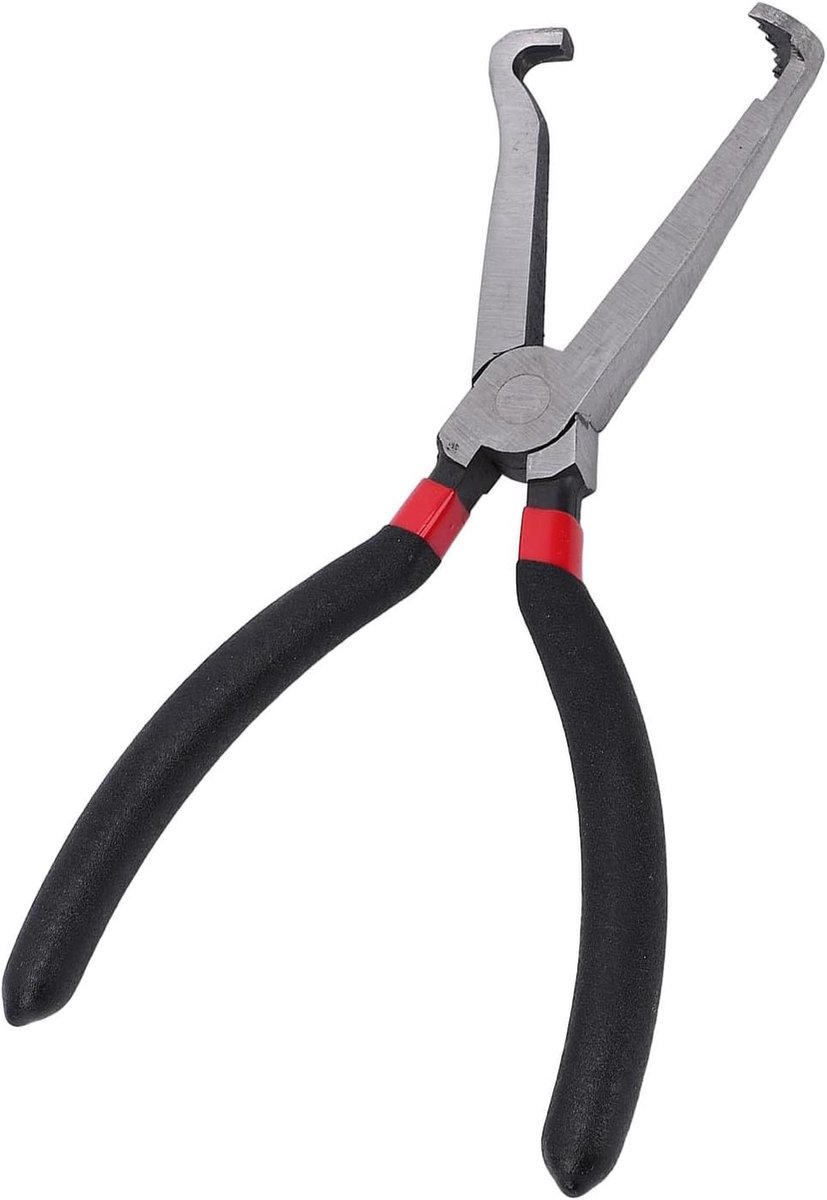 Lange Tang - Punt Tang - Elektrisch Bedrading - Koolstofstaal Constructie - 21 cm Lengte - Zwart