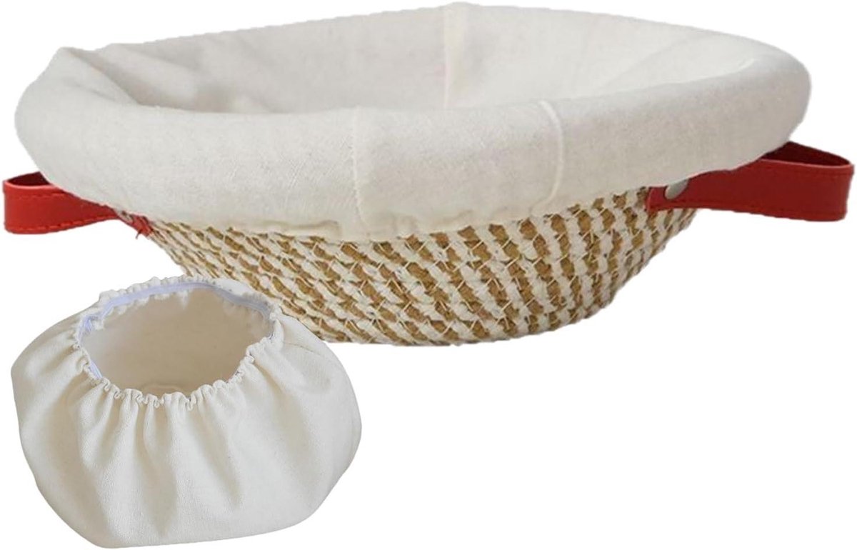 Brood fermentatiemand - Rijsmand deeg - Deeg laten rijzen - Natuurlijk rotan materiaal - 26 x 14 cm - Natuurlijk