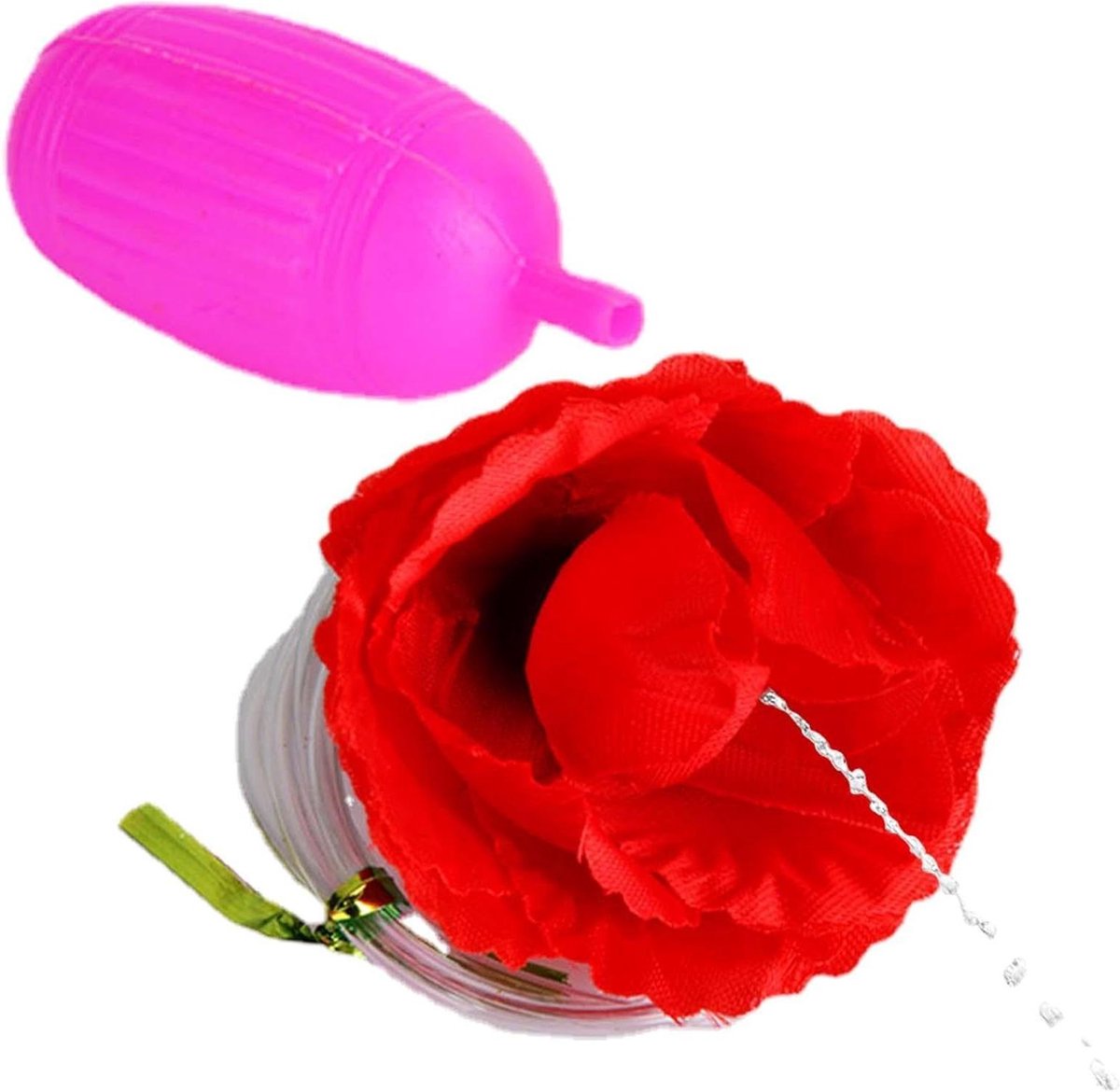 Fopbloem Speelgoed - Grappige Rozen - Verras Vrienden - Realistisch Ontwerp - 23 x 18 cm - Water Spray