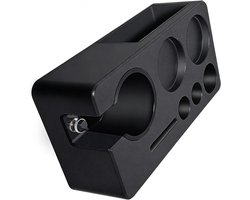 Koffie Persbasis - Tamper Station - Espresso Maken - Slipbestendig Ontwerp - 27 cm - Zwart