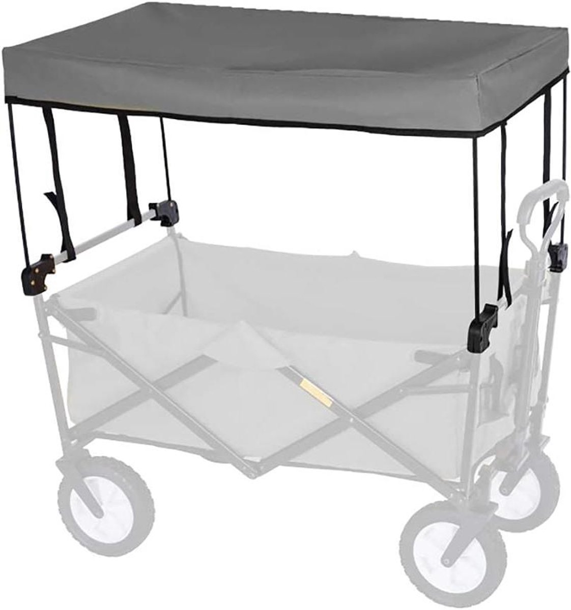 Wagen Luifel - Kar Cover - Bescherming Buiten - Waterdicht Oxford Doek - 90x50cm - Grijs