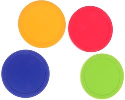 INOOMP Uw Hockey 4-pack met Hockey-vervangings-airhockey-pucks van 82 Mm voor Hockey-tafelspellen Hockey-uitrusting