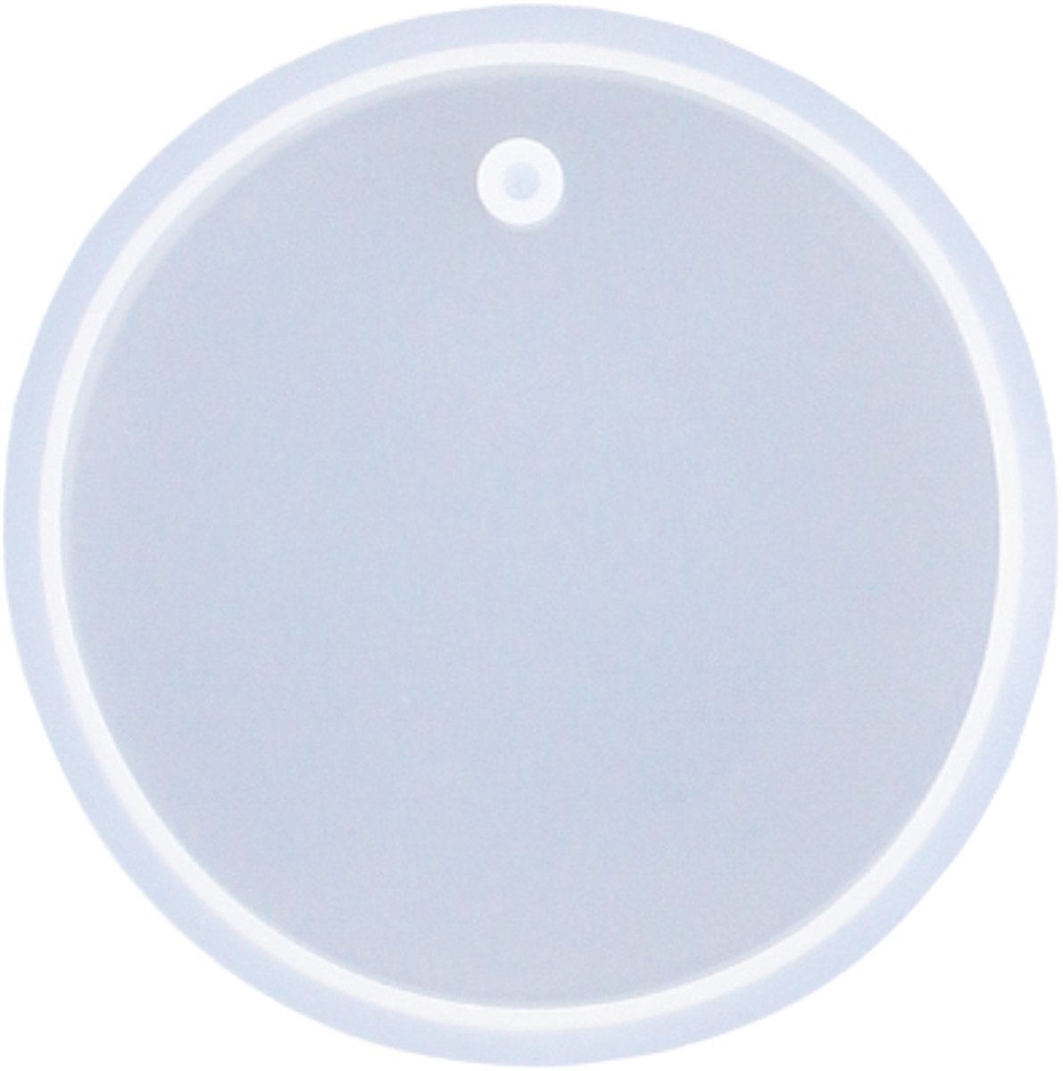 Jesmonite siliconen mal rond label met oog 6,8cm - creatief gieten.