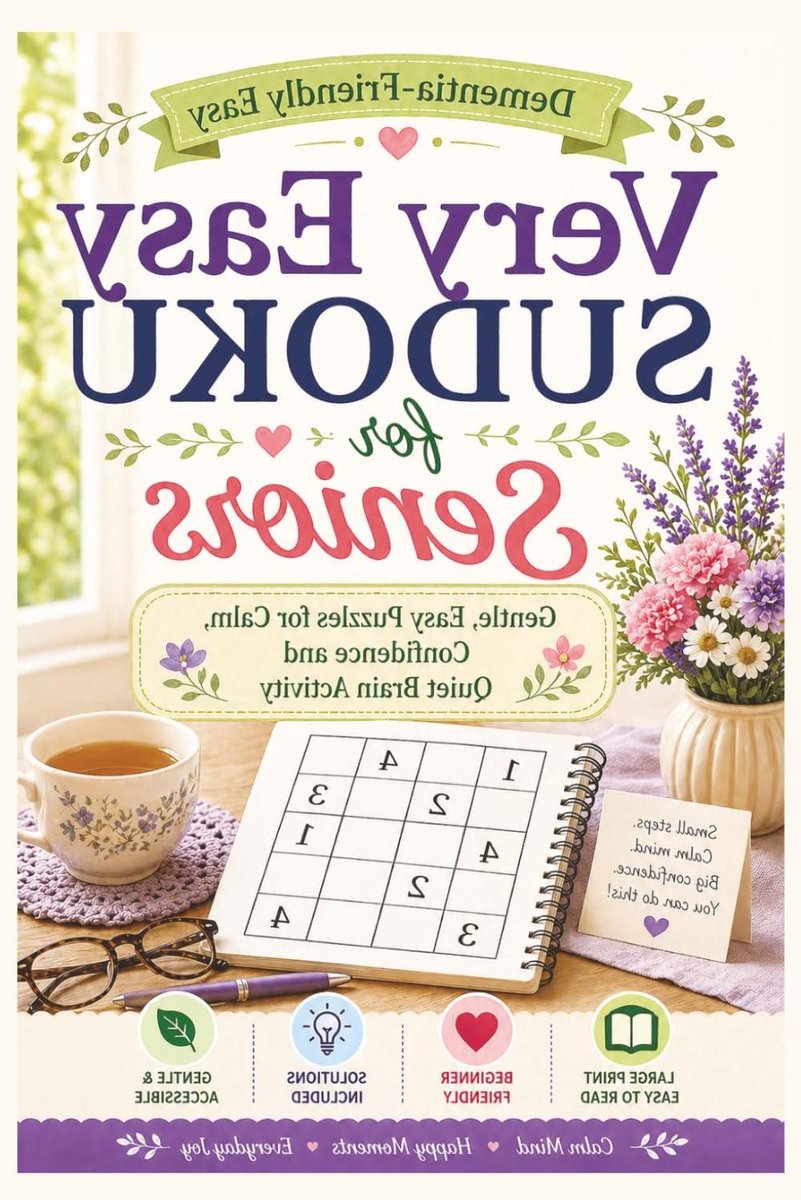 Sudoku Puzzelboek - Rustige Puzzels - Geestelijk Ontspannen - Grote Letters - 6x9 Inch - Niet gespecificeerd