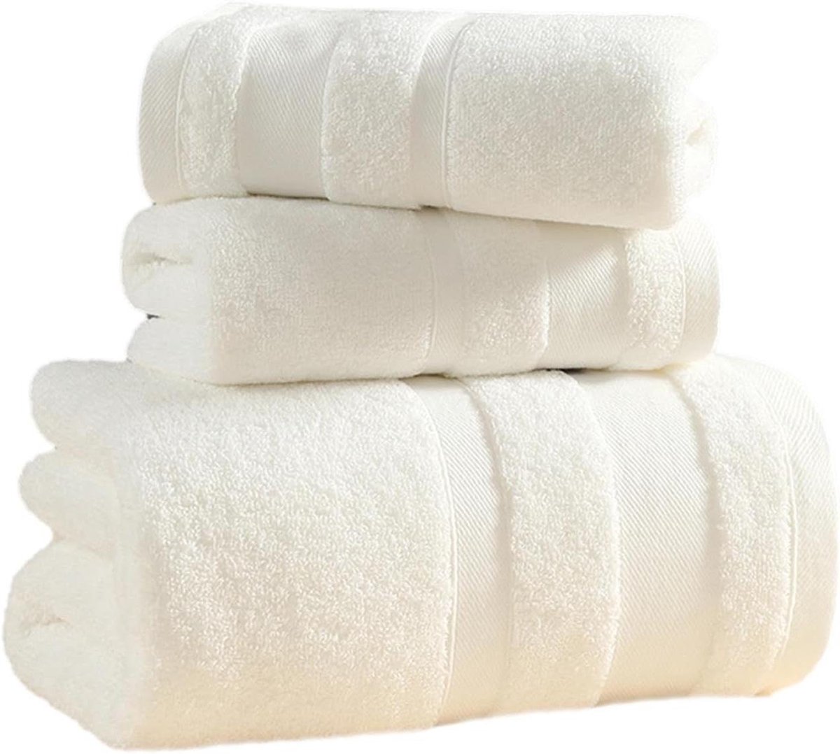 Handdoek Set - Badlinnen Absorberend - Huidverzorging Thuis - 100% Puur Katoen - 35x35cm -