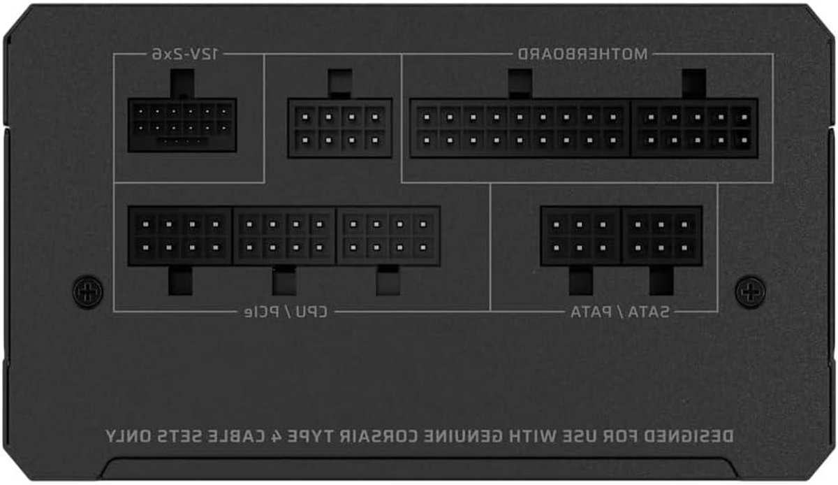 Voedingseenheid ATX - PC Stroomvoorziening - Computer Bouwen - Volledig Modulair - 1000 Watt - Zwart