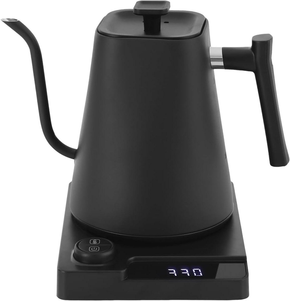 House of Balance Waterkoker - Temperatuurregeling - Zwanenhals Waterkoker - 1L - RVS - 1200W - Theepot - Zwart - Slimme waterkoker - Theepot