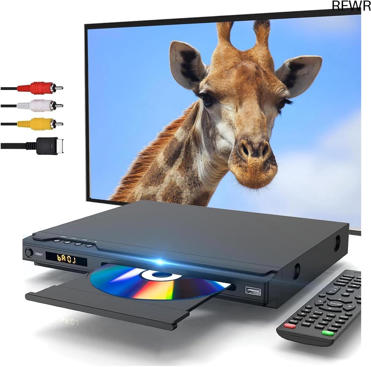 HD DVD Speler - Mediaspeler CD - Thuisbioscoop Ervaring - Regio Vrij Afspelen - Compact Ontwerp - Zwart