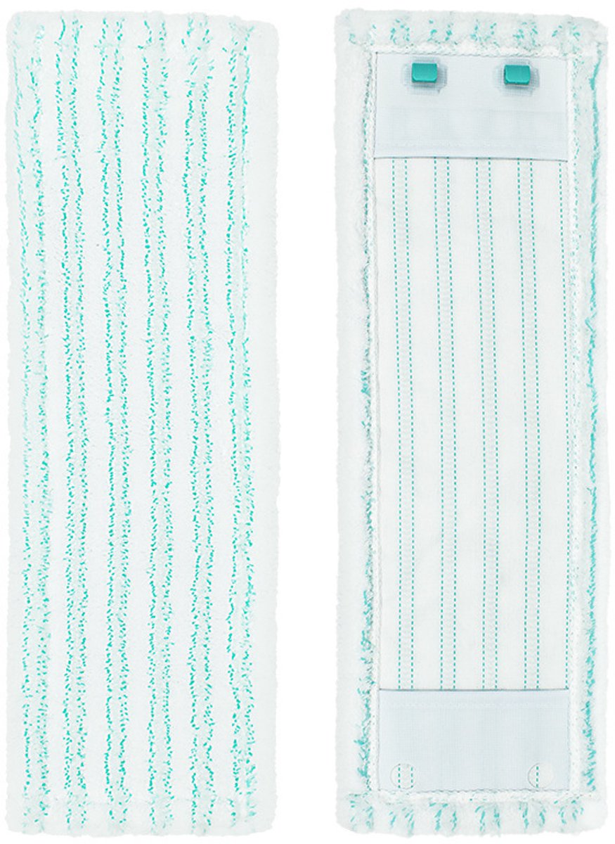 Set van 4 vervangende mopdoeken (48 x 16 cm) — Compatibel met Leifheit XL-moppen — Vervangende microvezelpads