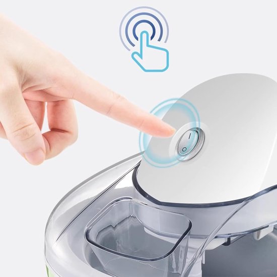 IJsmachine - Dessertmaker - Thuis ijs maken - Volautomatisch - 1.2L Capaciteit - A — afbeelding 4
