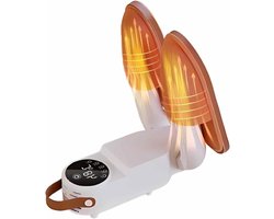 Elektrische Schoenendroger - Laarzen Handschoenen Warmer - Schoenen Drogen - Instelbare Droogrek - 27.7*18*31.5cm - Wit