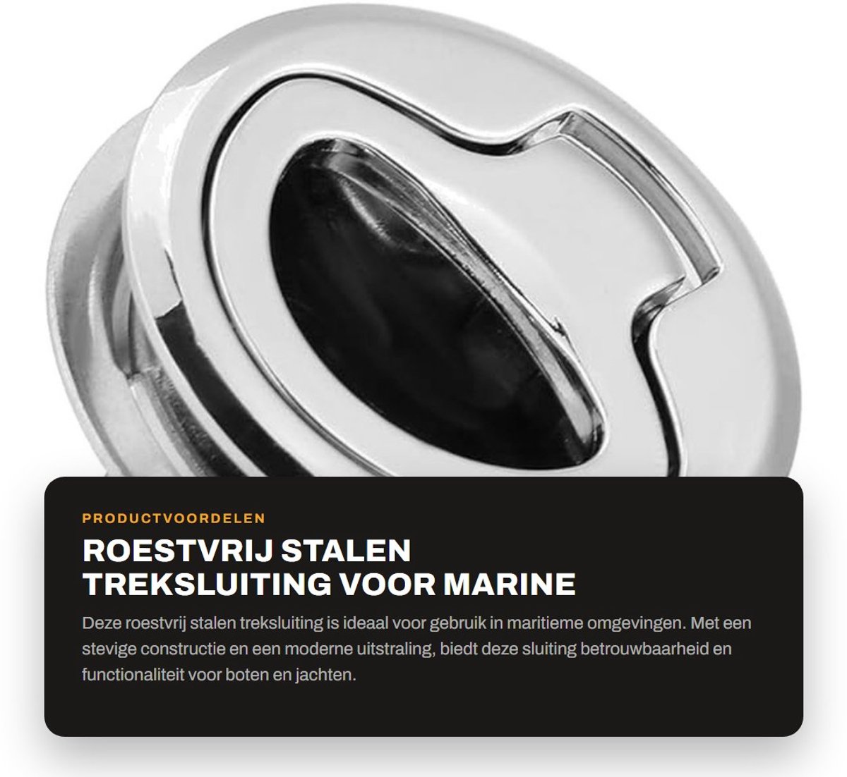 Dailygoods- Scrocco Cilinderslot - Roestvrij Staal - Deurslot Buitendeur - Deurslot Marine - Anticorrosie - Vergrendeling 1-10 mm