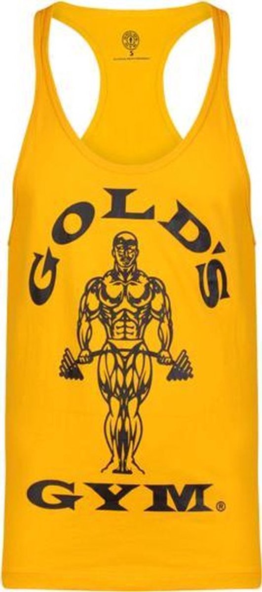 GGVST003 Muscle Joe Premium String Vest - Gold - L