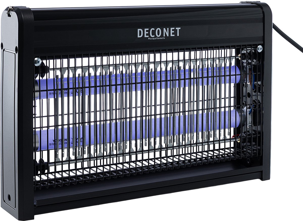 Deconet elektrische insectenlamp LED 15W – UV muggen- en vliegenlamp – bereik 80 m² – energiezuinig