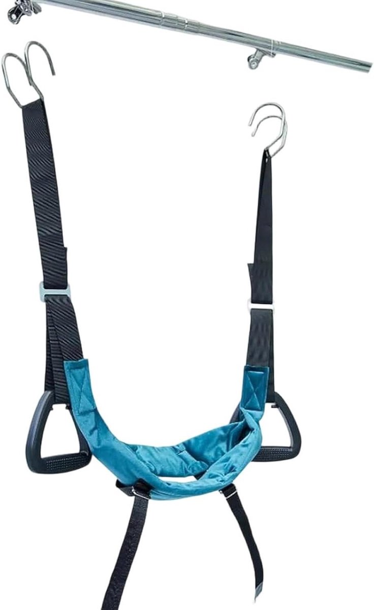 Nek Tractie Apparaat - Nek Stretcher - Ontspanning Thuis - Zonder Gereedschap - 80x30cm - Zwart