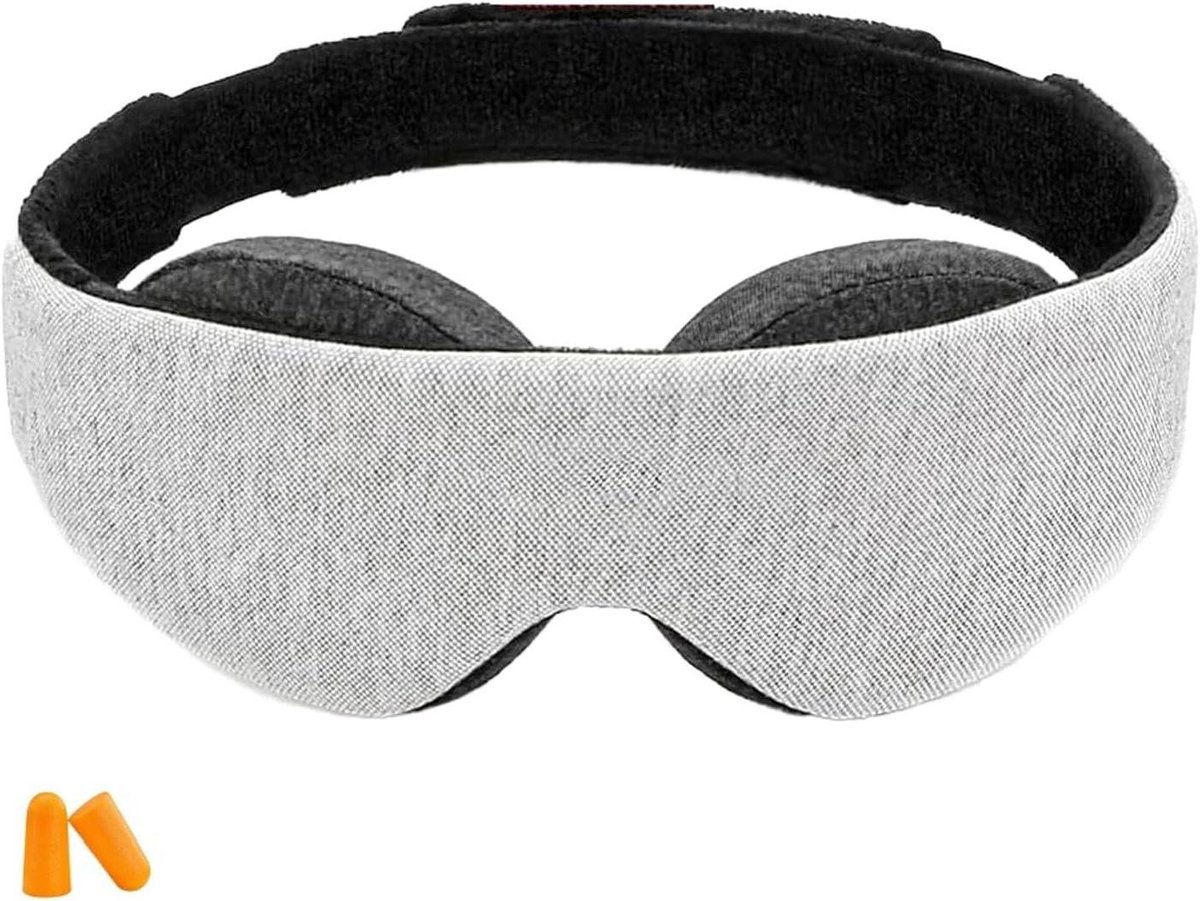 Slaapmasker - Oogmasker - Diepe Slaap - Drukloze Oogcontour - Verstelbaar - Zwart