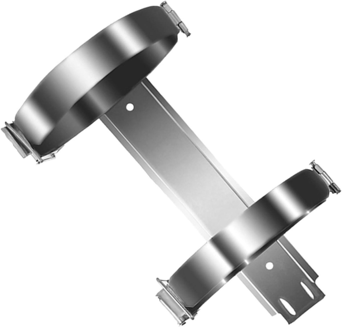 Brandblusser Muurbeugel - Brandblusser Houder - Veiligheid Thuis - Sterk Gegalvaniseerd Ijzer - 21.5 cm - Zilver