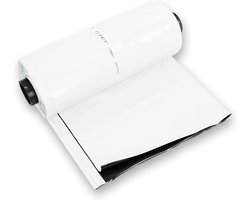 dm-folien gmbh Silofolie 8 x 50 m op rol, scheurvaste afdekfolie voor gebruik buitenshuis, Silagefolie, weerbestendig en 15 maanden uv-bestendig, bouwfolie zwart/wit, foliedikte 0,150 mm