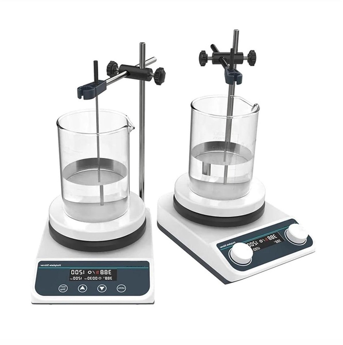 Magneetroerder Verwarmende mixer Laboratorium mengen Digitaal display 20 liter Wit
