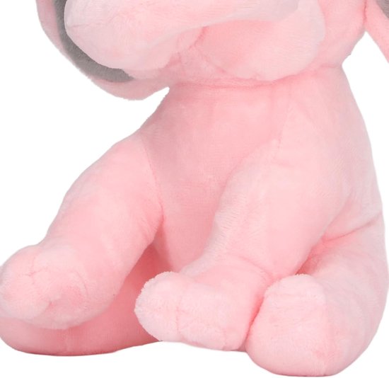 Olifant Knuffel - Pluche Pop - Decoratie en Comfort - Zacht PP-katoen - 25 cm - Roze van Olifant — afbeelding 5