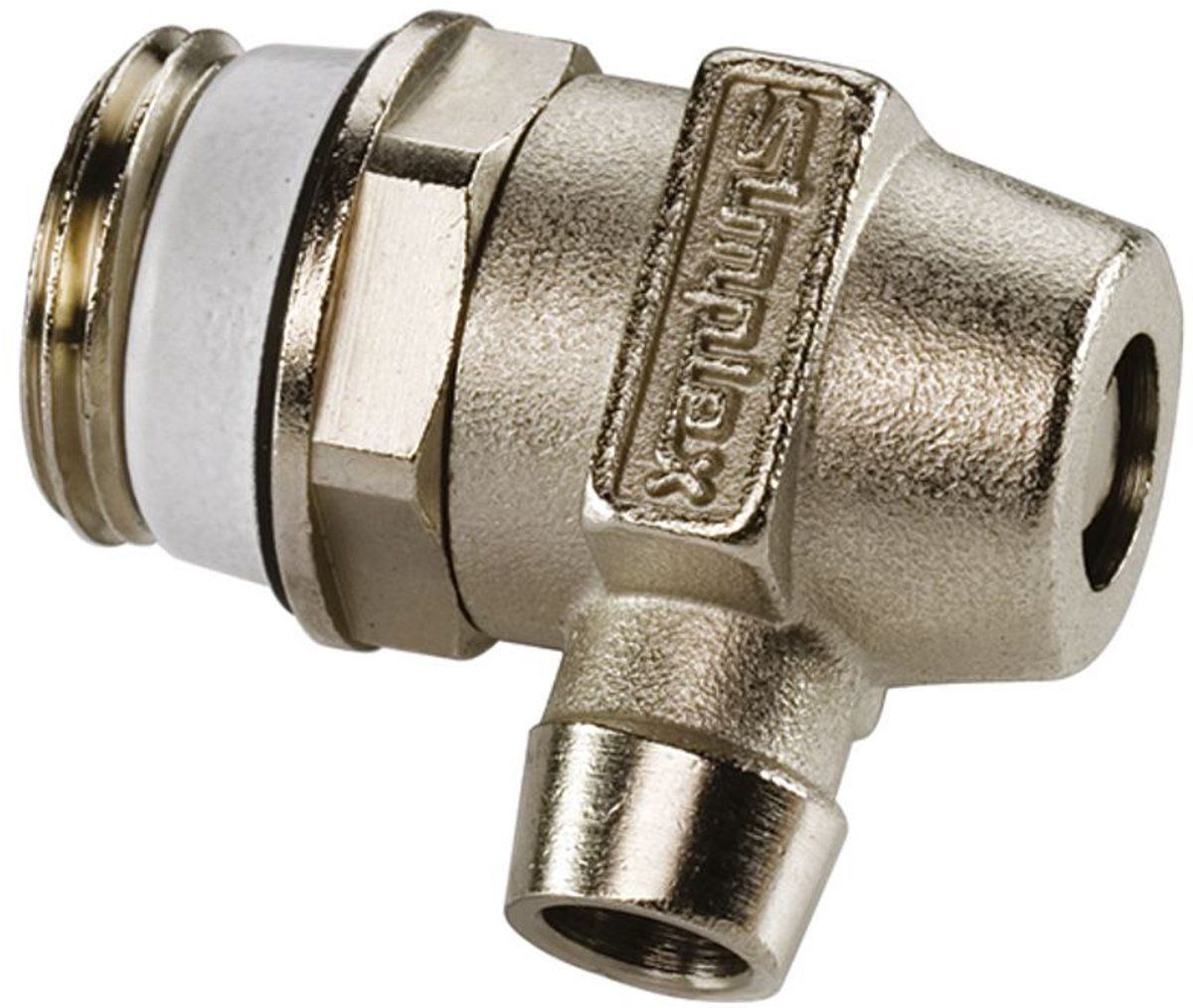 Flamco Aftapplug N EXCLUSIV G1/2a MS vern. metall. uitl., zwenkb., F10627