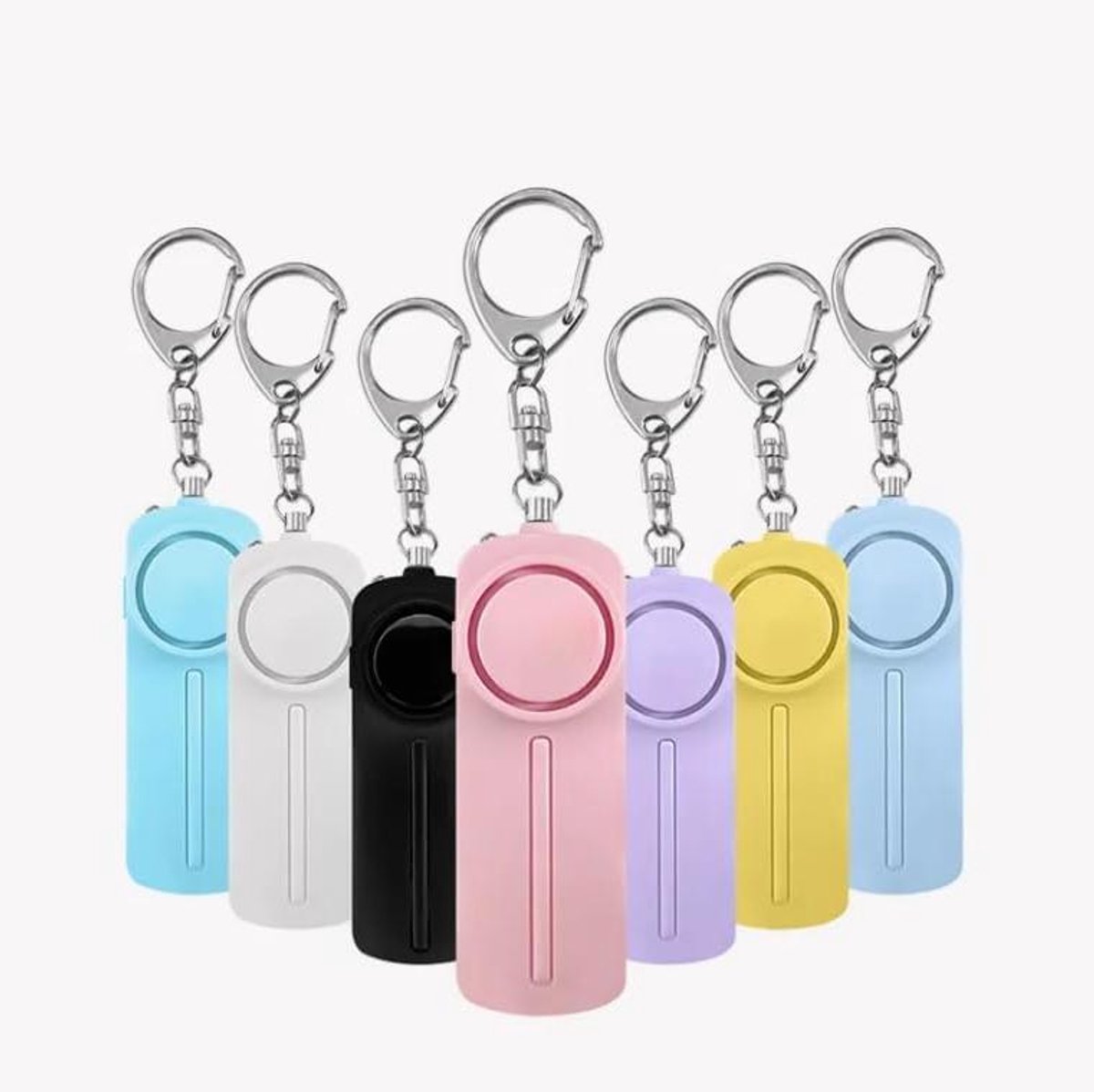 Persoonlijk Alarm - Veiligheid Sleutelhanger - Extra Veiligheid - 130 dB Geluid - 10x10x10 cm - Diverse Kleuren