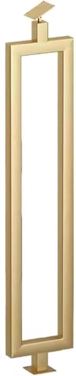 Metalen Leuning Paal - Trapleuninghouder Baluster - Veiligheid Verhoging - Hoge Hardheid IJzer - 70-120 cm Hoog - Goud