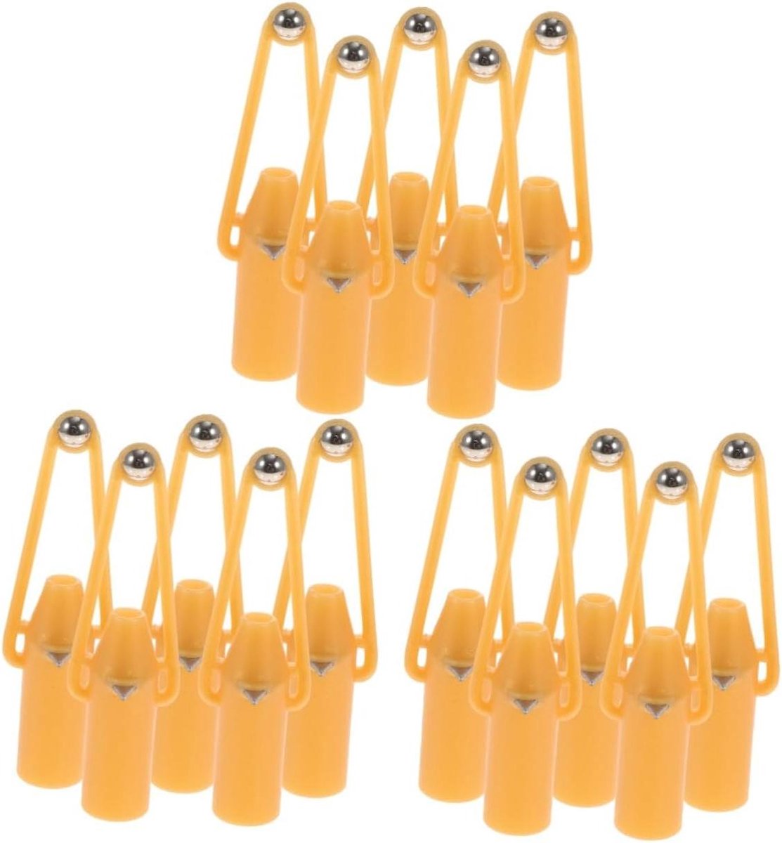 Kitgereedschap Sets - Voeggereedschap Tegels - Naden Afwerken - Duurzaam Metaal ABS - 15 Stuks - Oranje