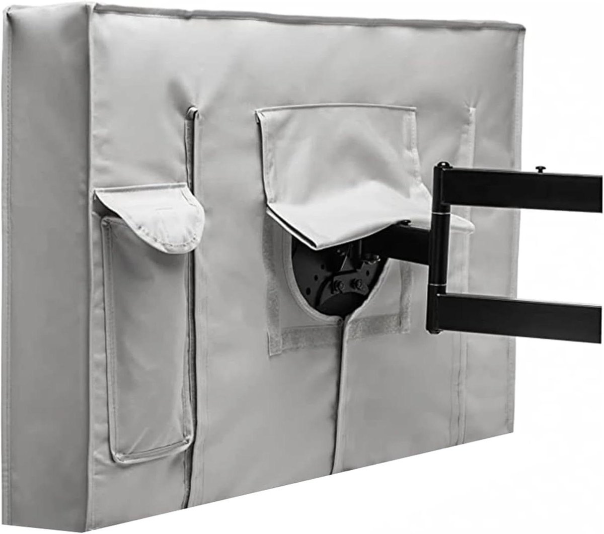 TV Afdekking - Buitenhoes Scherm - Bescherming Buiten - Stof- en Krasbestendig - Voor 22-24 inch - Zwart