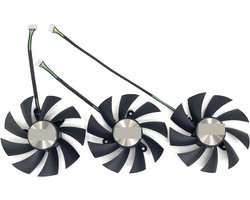 GA92S2U DC12V 0.46A for ZOTAC GTX1080Ti AMP for EXTREME GTX 1080 Ti Core Edition Graphics Card Cooling Fan(Black 3-Fan)
