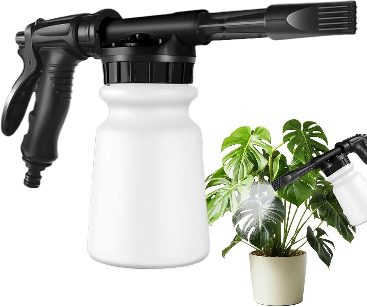 Schuimkanon - Schuimspuit - Auto Wassen - Efficiënte Reiniging - 1L Capaciteit - Transparant