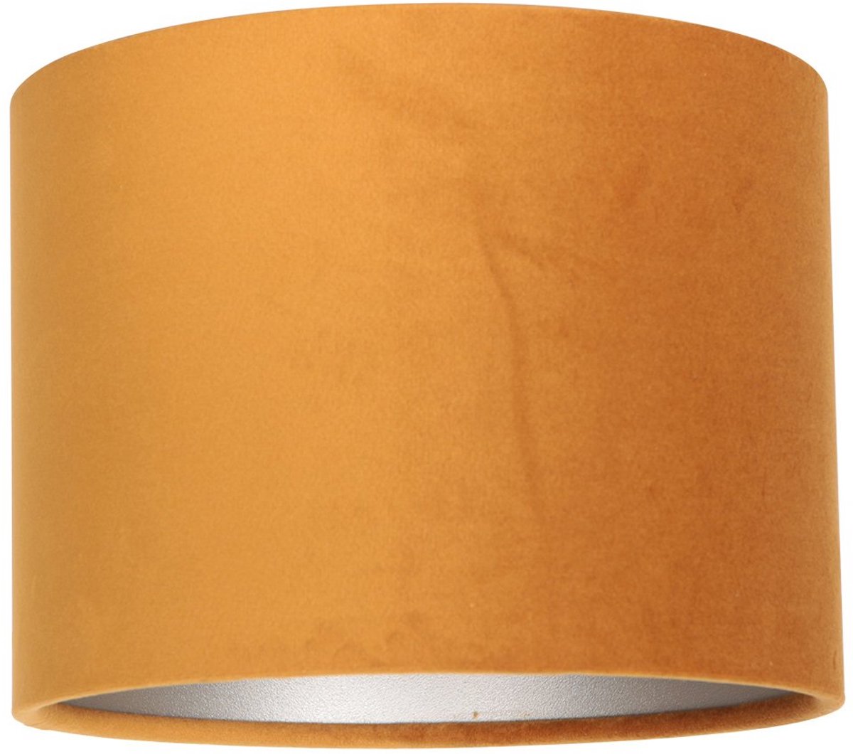 Gele gouden textiele lampenkap K3084KS ⌀20cm met E27 support - Steinhauer Modern Kappen voor binnen