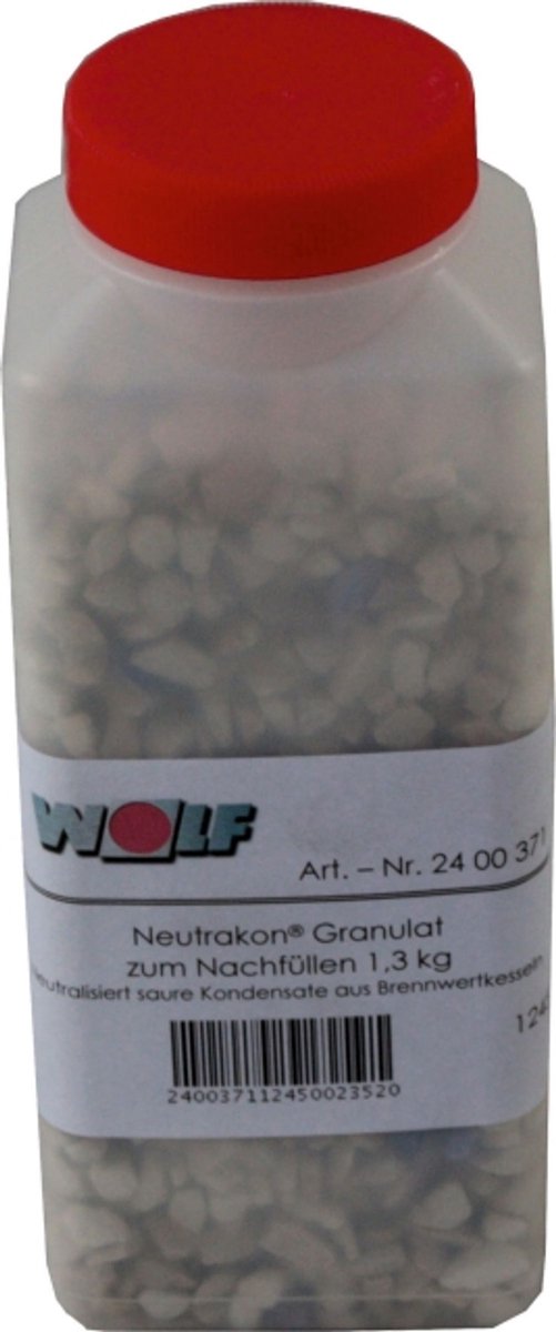 Wolf Neutralisationsgranulat 1,3kg Nachfüllpackung, Gasbrennwert, 2400371
