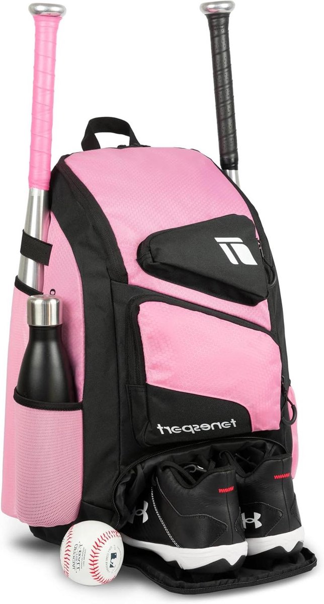 Sport Rugzak - Sporttas Knapzak - Sportuitrusting Dragen - Veel Vakken - 38 Liter - Roze