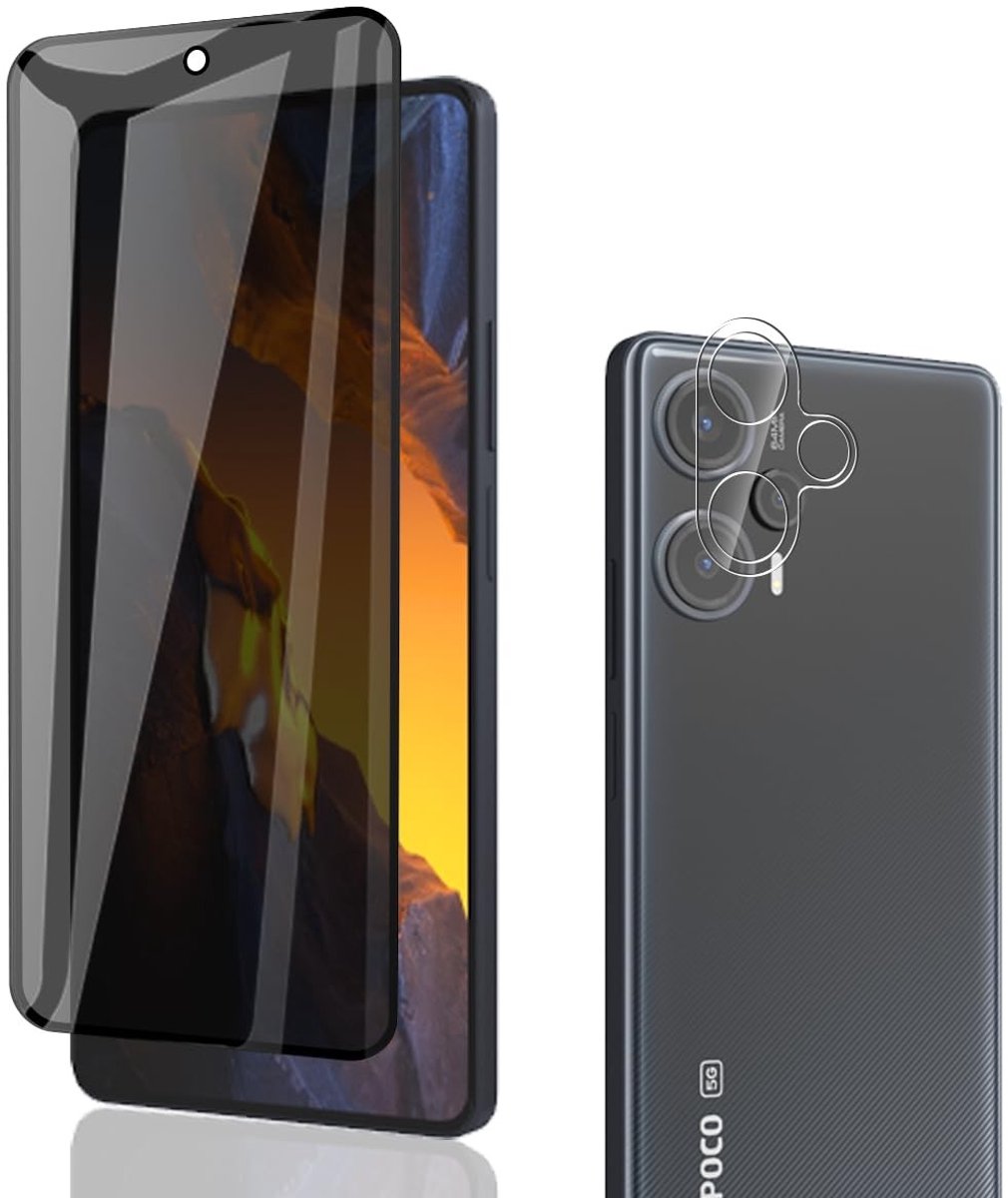 Dailygoods - Displaybeschermfolie voor Xiaomi Poco F5 met Camera-Glas