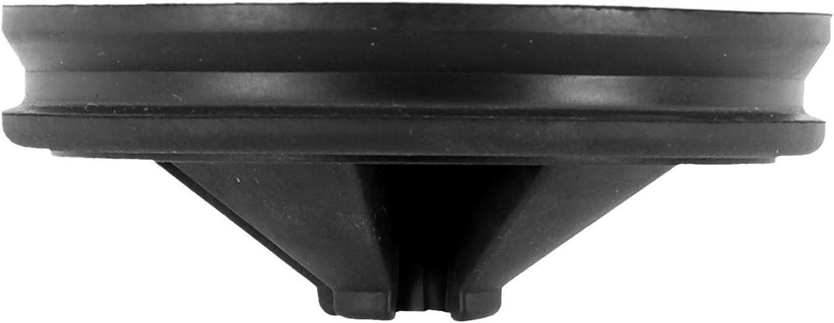 Afvalverwijdering Stop - Gootsteen Baffle - Keuken Schoonhouden - Geluidsreductie en Spatbescherming - 9*3.3cm - Zwart