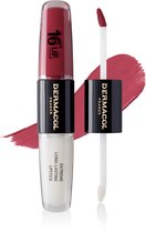 Dermacol 16-Uur Lipkleur - Hooggepigmenteerde Glossy Lipstain - Kussensbestendig - Rood - Hydraterend en Langdurig