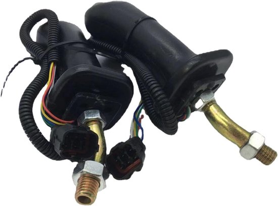 Graafmachine Joystickhandgrepen - Bedieningsknoppen - Nauwkeurige Bediening - Antislip Rubber Grip - 2 Stuks - Zwart — afbeelding 4