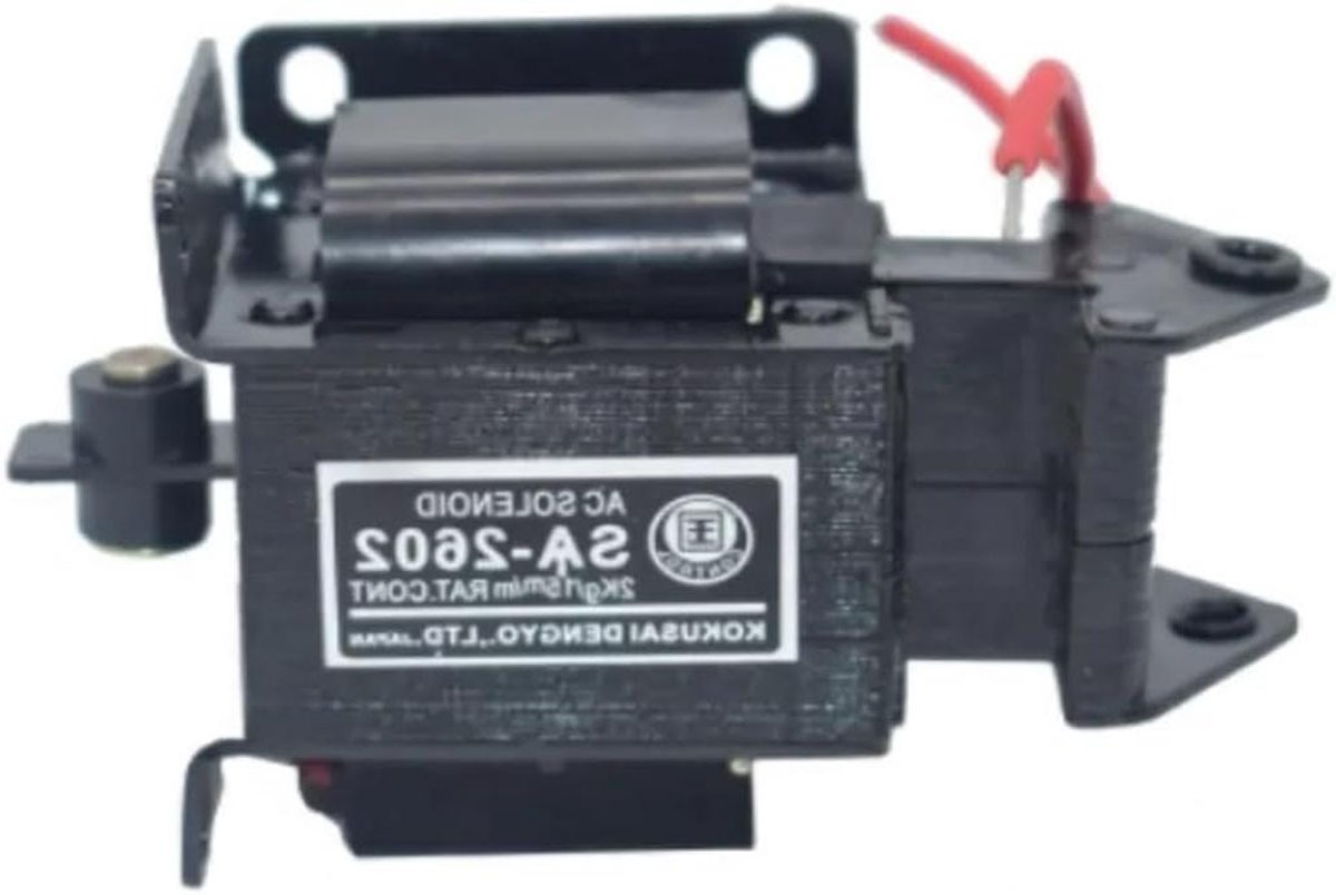 LIUCH 1PC SA-2602 AC 110V AC 220V Suction 2kg Stroke 15mm Tractive Type Solenoid Electromagnet(AC110V)
