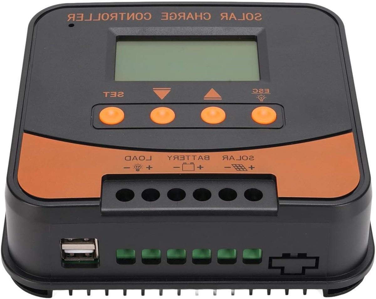 Solar Opladen Controller - Zonnepaneel Regulator - Batterij Beheer - MPPT Technologie - 20A Laadstroom - N.v.t.
