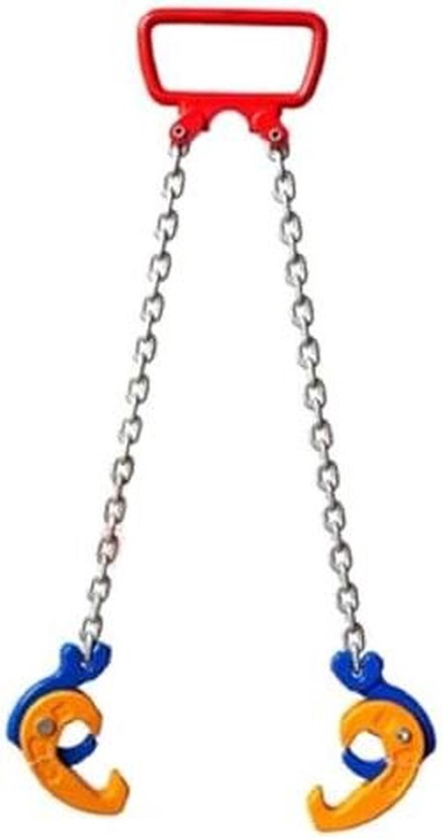 Kettingtakel - Hefketting - Zwaar Tillen - Premium Staal - 1 Ton Capaciteit - Zwart