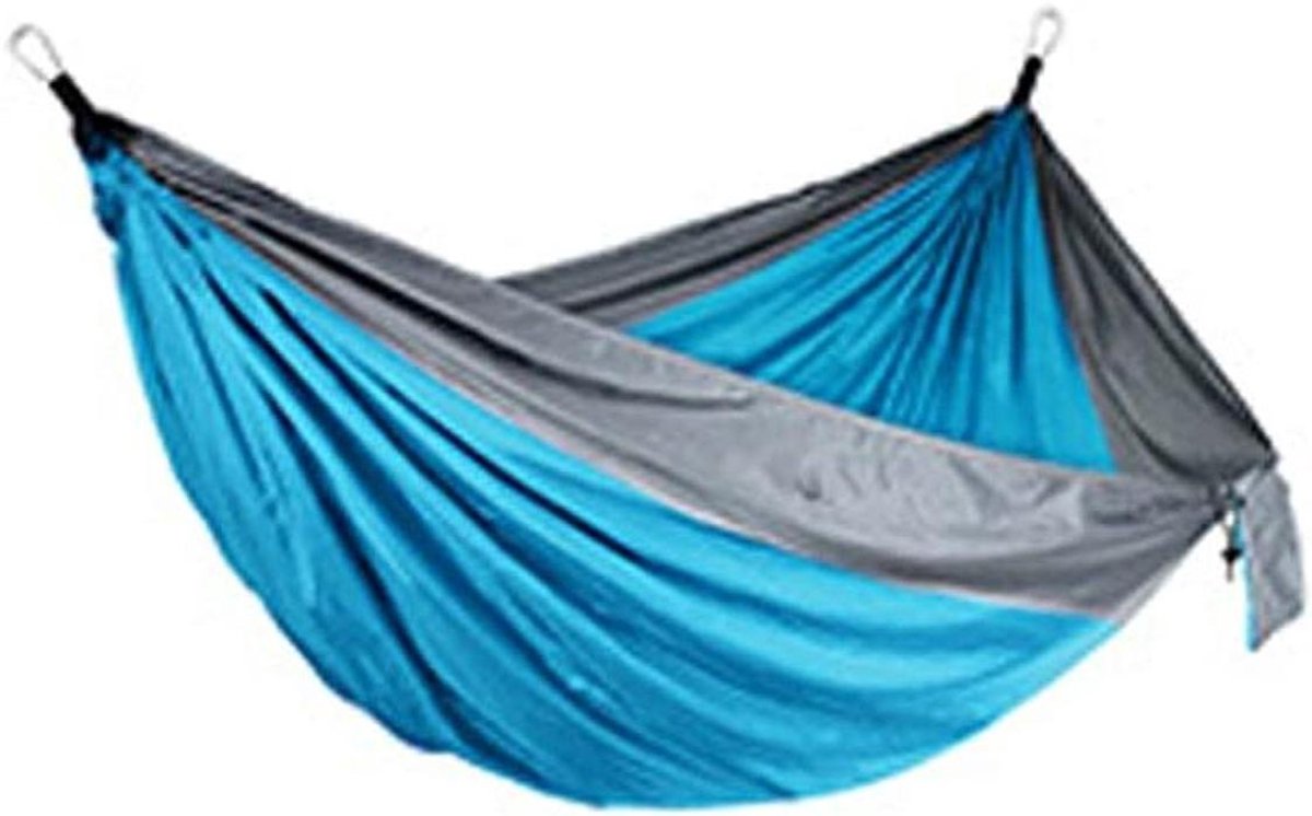 Kampeerhangmat - Reishangmat - Buiten Ontspannen - Ademend Nylon Materiaal - 300kg Draagvermogen - Tweekleurig