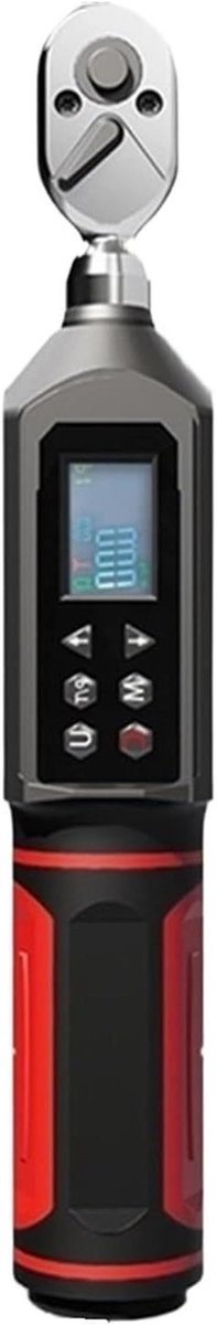 Digitale momentsleutel - Koppel sleutel - Nauwkeurig aandraaien - Zoemer en display - 0.15-100 Nm - Zilver
