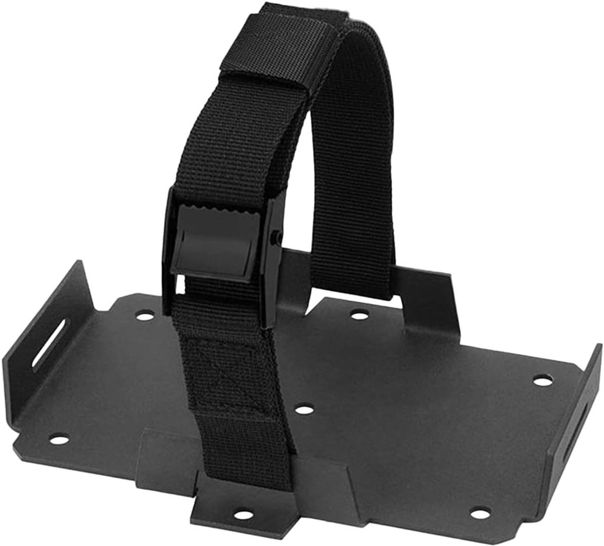 Batterijhouder Kit - Accu Beugel - Veilige Opslag - Aluminium Constructie - 15.1 x 9.5 cm - Zilver