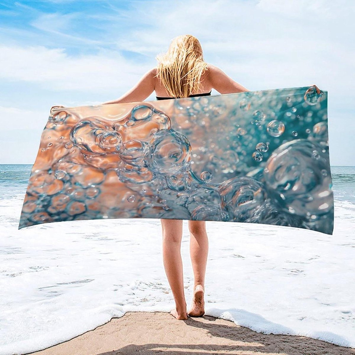 Microvezel Strandlaken - Grote Handdoek - Reizen Zwemmen - Zandvrij Sneldrogend - 60x120 c