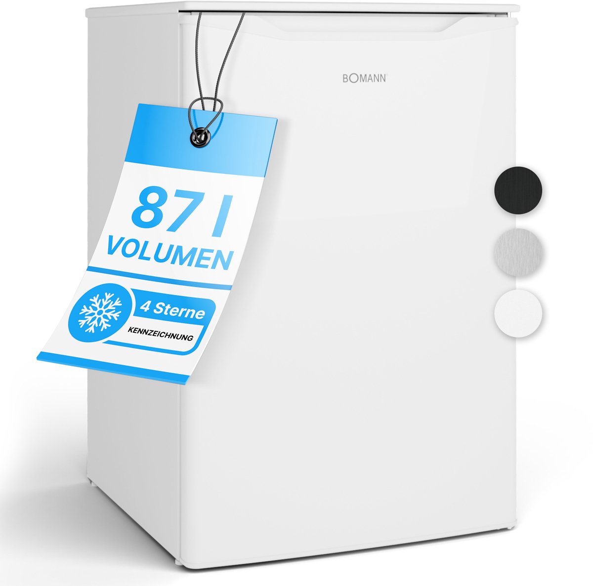 Bomann GS 7253 – Vrijstaande Vriezer – 87 Liter – Energieklasse C – Wit