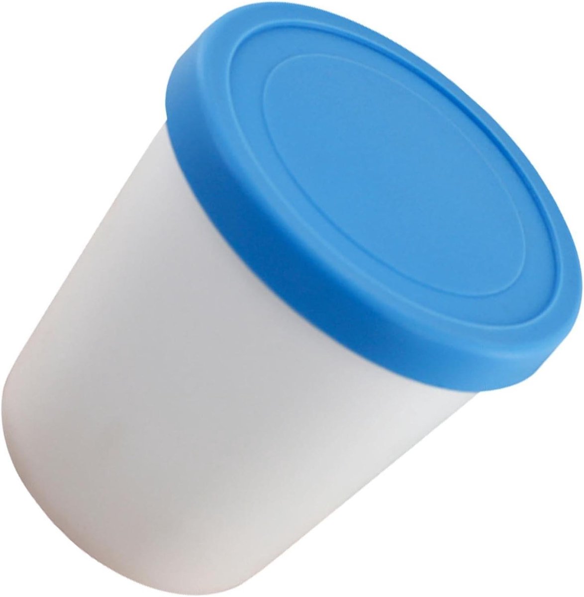 IJscontainer Bak - Diepvries Bak - Zelfgemaakt IJs - Lekvrij Deksel - 1000ml Capaciteit - Blauw