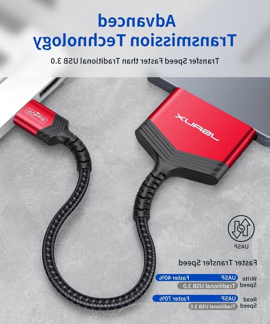 SATA naar USB 3.0 Adapter voor 2.5" Hardeschijven en SSD's, Ondersteunt UASP en Trim, Compatibel met Windows, MacOS en Linux — afbeelding 2